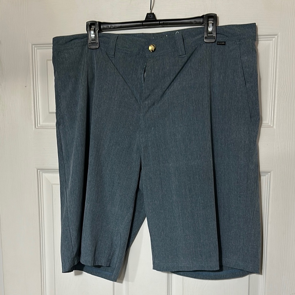 Travis Mathew Blue Flat Front Shorts